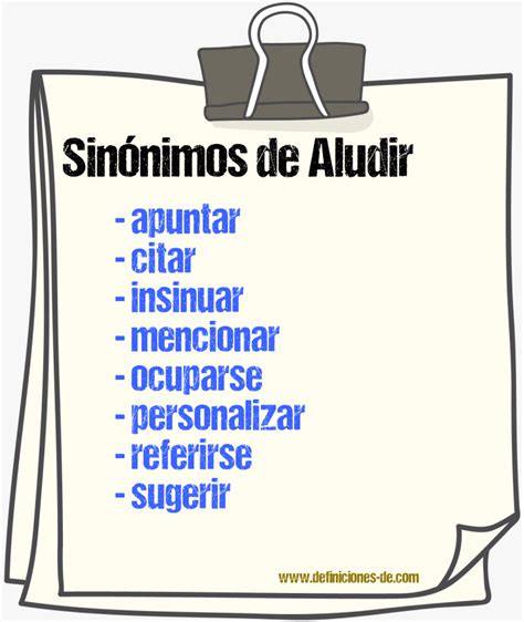 sinonimo de aludir